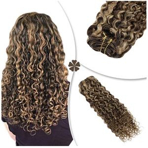 Clip in hair extensions